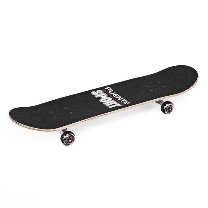 Bande Antidérapante Pour Skateboard S&X - 27.9 X 111.8 Cm, Motif Maille, Noir