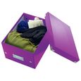 LEITZ Boîte de Rangement Click & Store A5  Violet-2
