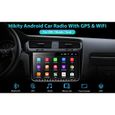 [2+32G] Android Autoradio pour VW Golf 5 Passat Polo Hikity 9'' Autoradio Bluetooth avec GPS WiFi Poste Radio Voiture Soutien-2