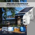 4G 1080P panneau solaire caméra étanche sécurité PTZ Surveillance intelligente ferme Ranch forêt longue veille-2