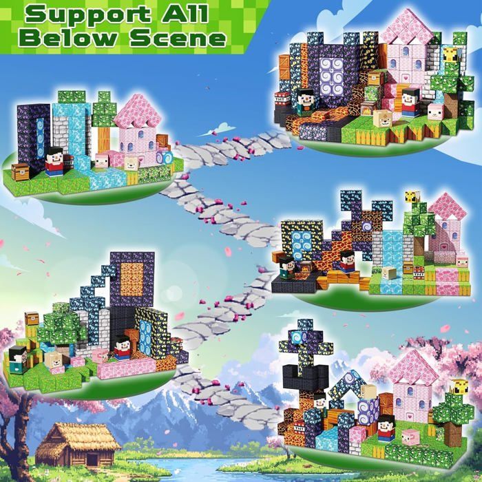 Blocs de construction magnétiques - GRACEDUCK - GCD01 - 200 pcs - 29 couleurs - Dès 3 ans - Jeux - Jouets