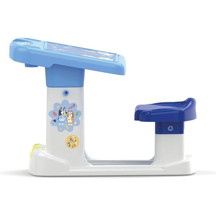Chicos Bluey 51084 Bureau voor kinderen, met groot werkblad en vakken voor het opbergen van voorwerpen, vanaf 24 maanden
