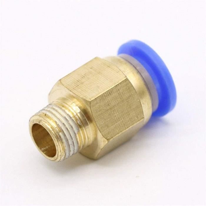 Filetage 1/4 BSP pour tuyau 3/8 po (10 mm) du connecteur du tuyau de  raccord d'Air 2 PACK FT032