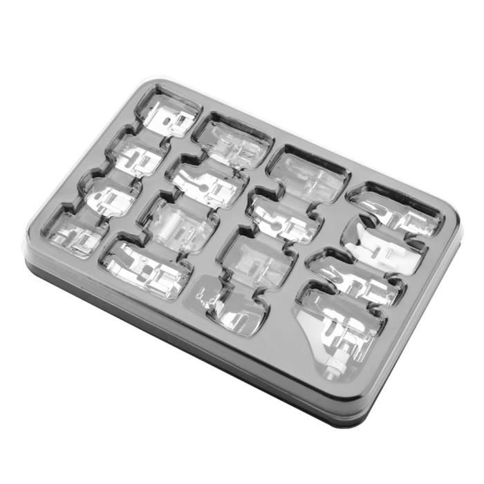 Youngine Kit De 16 Pieds-de-biche Universels Pour Machine à Coudre - Compatible Brother, Singer, Janome, Viking, Toyota