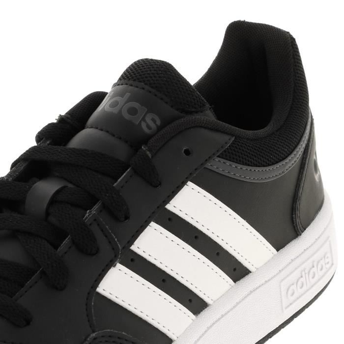 Chaussures mode ville Adidas Hoops 3.0 Homme Noir Lacets Noir Cdiscount Chaussures