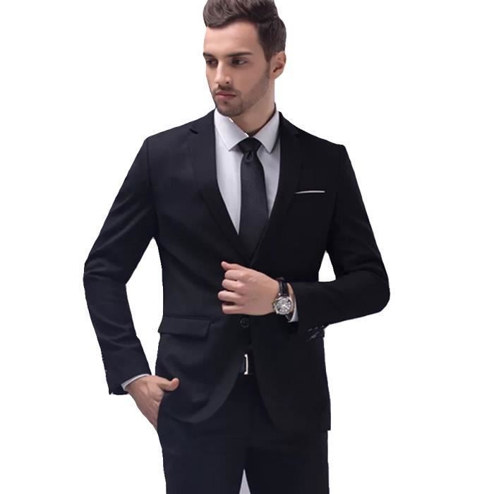 Costume Homme 3 Pièces Slim Fit - Élégant Pour Mariage Et Business | Deux Boutons