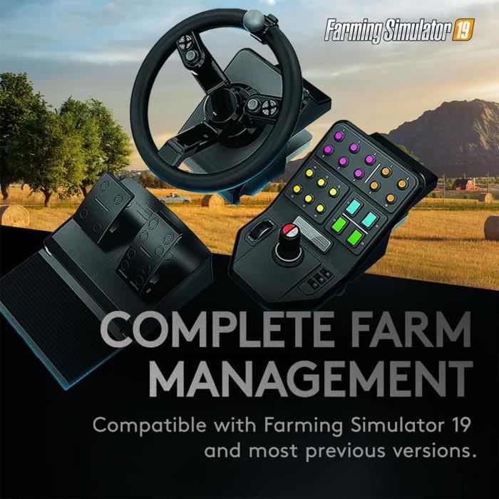 Simulateur de tracteur - LOGITECH G SAITEK - Farm Sim Controller -  Cdiscount Informatique