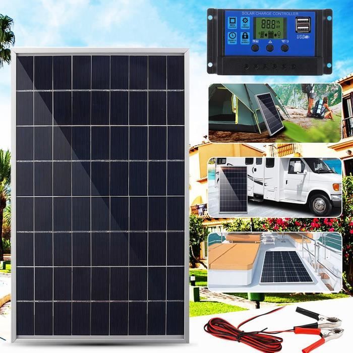 TMISHION panneaux solaires Panneau solaire 10W 12V panneau de