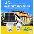 4G 1080P panneau solaire caméra étanche sécurité PTZ Surveillance intelligente ferme Ranch forêt longue veille-3