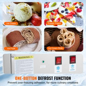Moule À Crème Glacée,Machine À Rouler La Crème Glacée - Petite Plaque