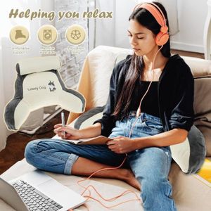 Coussin De Siège De Voiture Et Oreiller De Soutien Lombaire En Mousse à