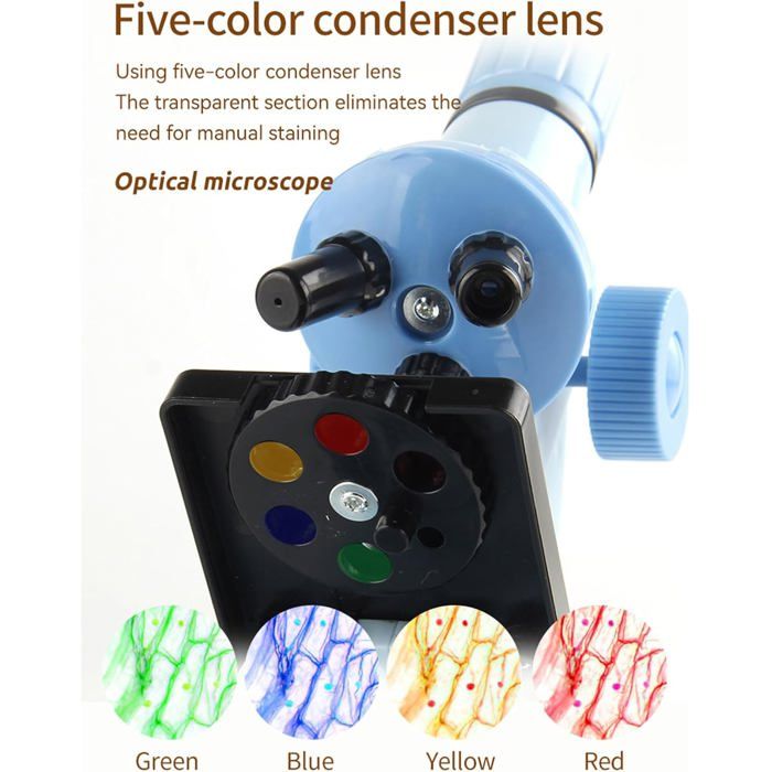 Kits Scientifiques Pour Enfants Débutants Microscope Avec LED 100X 400X Et 1200x Comprend 12 Lames Preparees Echantillon Jouet Educatif Pour Lecole Leducation Precoce Pour Les Enfants A La Maison Kits Scientifiques Pour Enfants Débutants Microscope Avec LED 100X 400X Et 1200x Comprend 12 Lames Preparees Echantillon Jouet Educatif Pour Lecole Leducation Precoce Pour Les Enfants A La Maison