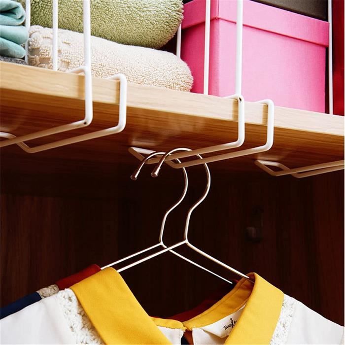 Hotone Lot De 4 Séparateurs D'étagères En Acrylique Pour Placards