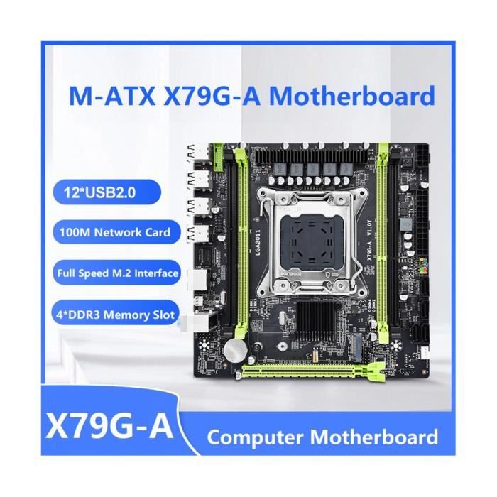 Carte Mère D'ordinateur De Bureau X79G Max 64 Go De Mémoire PCB 4x  Pour