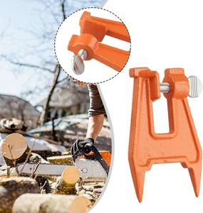 Affûteur de chaîne de tronçonneuse à manivelle 30° portable étau