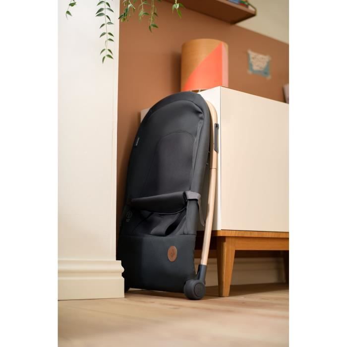 Maxi-Cosi Loa - Transat Bébé Pliable Ultra Compact, Tissu Recyclé, 0-12 Kg