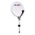 Alden Antenne satellite manuelle CTVSAT® 65 Antenne seule sans démodulateur-0