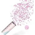 Décoration Fête Gender Reveal Baby Shower Canon à Confettis Rose Fille-0
