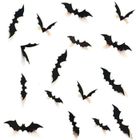 AUCUNE 12 Stickers muraux 3d de décoration d'Halloween autocollants de décoration de chauve-souris PVC-adapté à la décoration murale-BEMSM