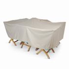 OVIALA Housse table de jardin 200 x 130 cm taupe