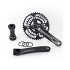 PROWHEEL Burner - Paire De Manivelles Vélo En Alliage Forgé 6061-T6, BCD 104mm, Longueurs 152-175mm, Trou Carré