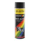 Bombe de peinture Motip Noir mat 500ml M04006 auto pour moto scooter