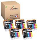 580XL 581XL - Pack de 25 Cartouches Compatibles avec CANON PGI-580 CLI-581 pour imprimante Canon Pixma - COMETE CONSOMMABLEXL -