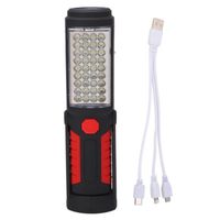 Fafeicy lampe torche à LED rechargeable Lampe de travail de charge USB avec support magnétique Inspection LED Lampe torche 2 modes