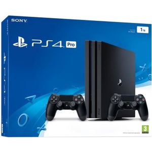 CONSOLE PS4 PS4 Pro 1 To + 2e Manette DualShock 4
