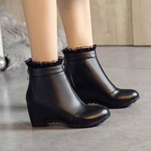Femmes PVC Clair Dentelle uprain Bottes Bottines à talon bottier et été Imperméable Chaussures Femmes PVC Clair Dentelle uprain Bottes Bottines à talon bottier et été Imperméable Chaussures