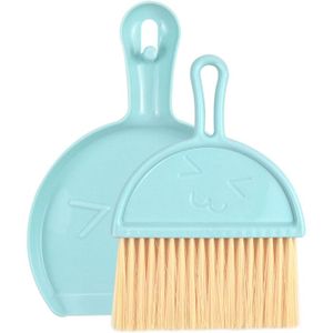 Mini Balayette Et Pelle à Poussière - Compacte, Pour Nettoyer Clavier, Voiture, Canapé, Sol, Poils D'animaux - 5