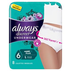 FUITES URINAIRES LOT DE 5 - ALWAYS Discreet Underwear Culottes pour