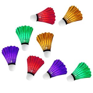 Lot de 4/ LED Volants de Badminton LED Sports dentra/înement de Badminton Balles de Lot Dark Night Glow Birdies /éclairage pour ext/érieur//int/érieur activit/és de Sports