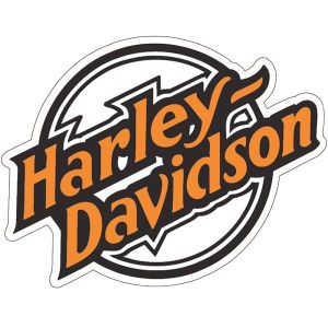 ACCESSOIRE CASQUE Stickers rétro éclairant Harlay Davidson