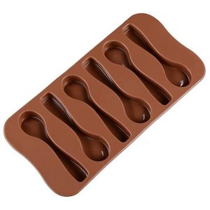 Moule silicone pour 10 biscuits à la cuillère, fingers, stickers ou gr –