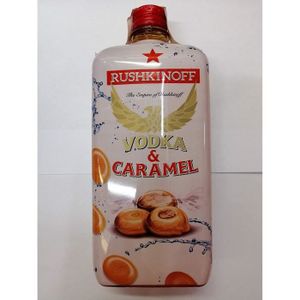 VODKA Vodka Caramel Rushkinoff Bouteille en plastique 1 