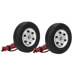 sourcing map RC Avion Roues 6Pcs RC Avion Éponge Roues 2 Pouces x 0,1 Pouces
