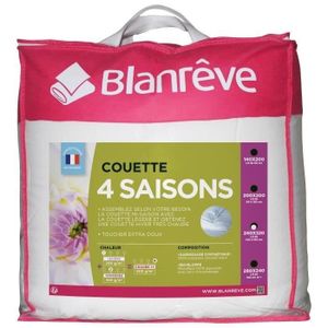 COUETTE BLANREVE Couette 4 saisons - 220 x 240 cm - Blanc