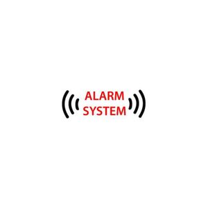 Autocollant Alarme