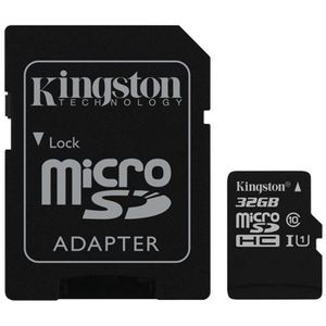 CARTE MÉMOIRE Carte mémoire flash micro SDHC UHS-I KINGSTON TECH