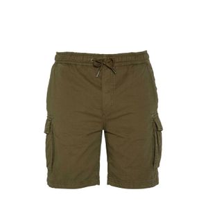 Short Cargo SCHOTT Homme - Beige, Taille W33, Style Cargo Régulier