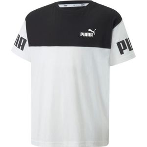 T-SHIRT Tee-shirt enfant Puma Power - blanc/noir