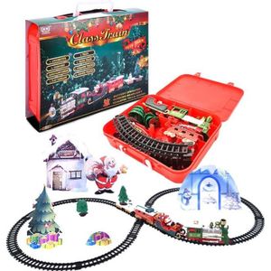 JOUET À TIRER Noël électrique Rail voiture Train jouet enfants j