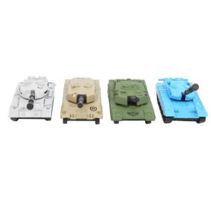 ACCESSOIRE MAQUETTE Pwshymi Modèle de char militaire 4pcs Modèle de Ta