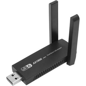 CLE WIFI - 3G Adaptateur USB WiFi 6, clé USB WiFi 3.0 Double Bande 5 Ghz-2,4 Ghz à Gain élevé Double antennes Adaptateur réseau sans Fil A239