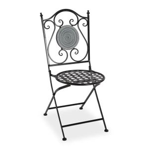 Ensemble table et chaise de jardin Chaise de jardin Trumpington - 92 x 50 x 39 cm - M