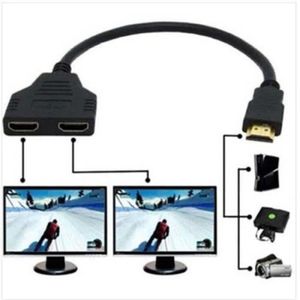 CÂBLE TV - VIDÉO - SON BS14825-Prise HDMI 1 mâle vers Double HDMI 2 femel