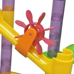 CIRCUIT DE BILLE Circuit à billes pour enfants - ZJCHAO - Modèle: Circuit à billes pour enfants - 112 pièces - Coloré