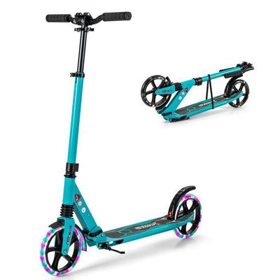 Trottinette Pliable Miraculous Ladybug 2 Roues Enfant – Guidon Ajustable, Plateau Antidérapant, Dès 5 Ans