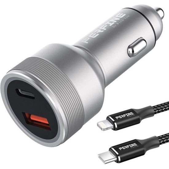 Chargeur secteur ADEQWAT 30W USB-C Noir | Leroy Merlin